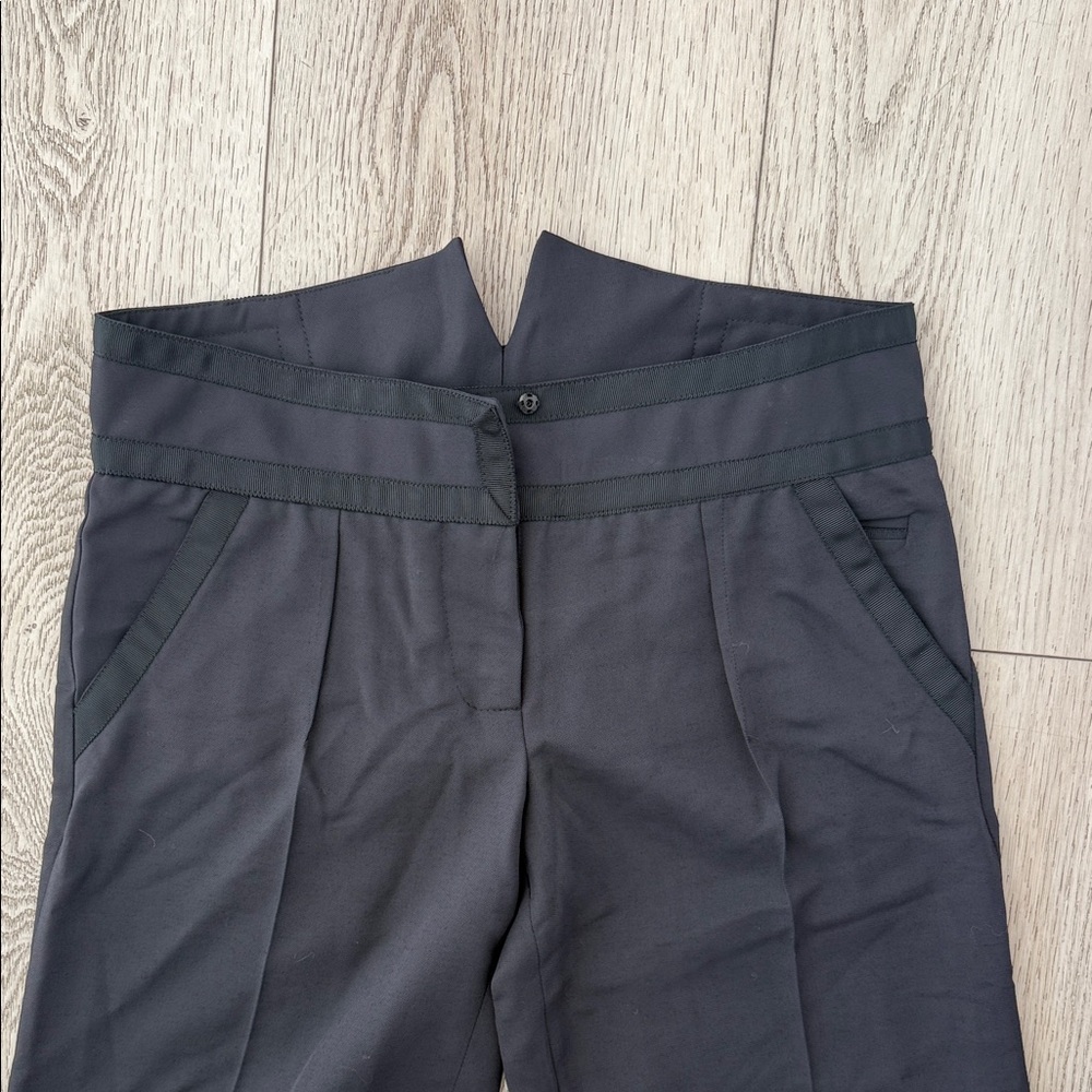 Diane Von Furstenberg Black Wide-Leg Pants - Picture 3 of 5